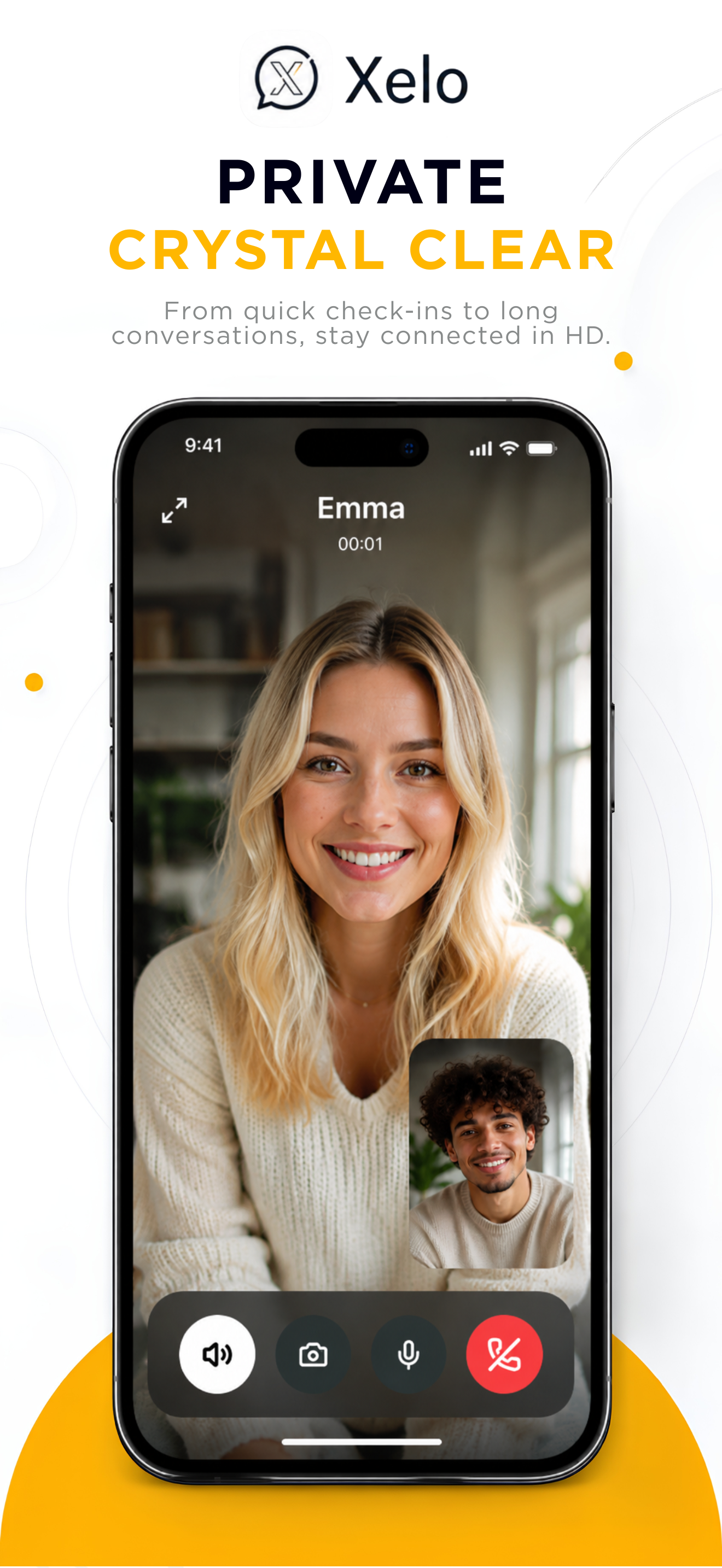 Xelo Messenger HD video calling screenshot